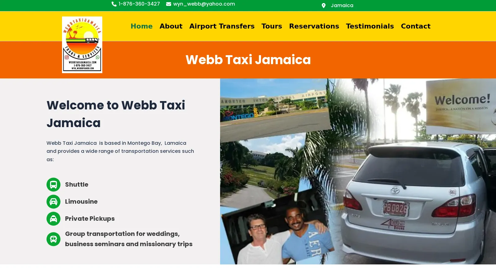 webbtaxijamaica.com website project