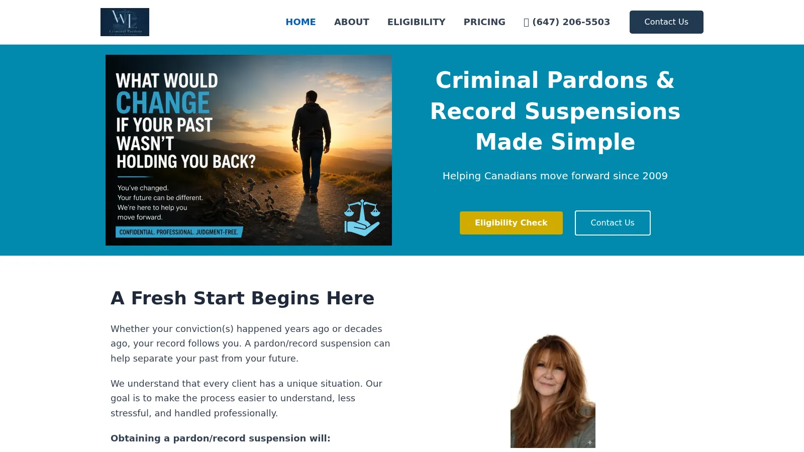 wlcriminalpardons.com website